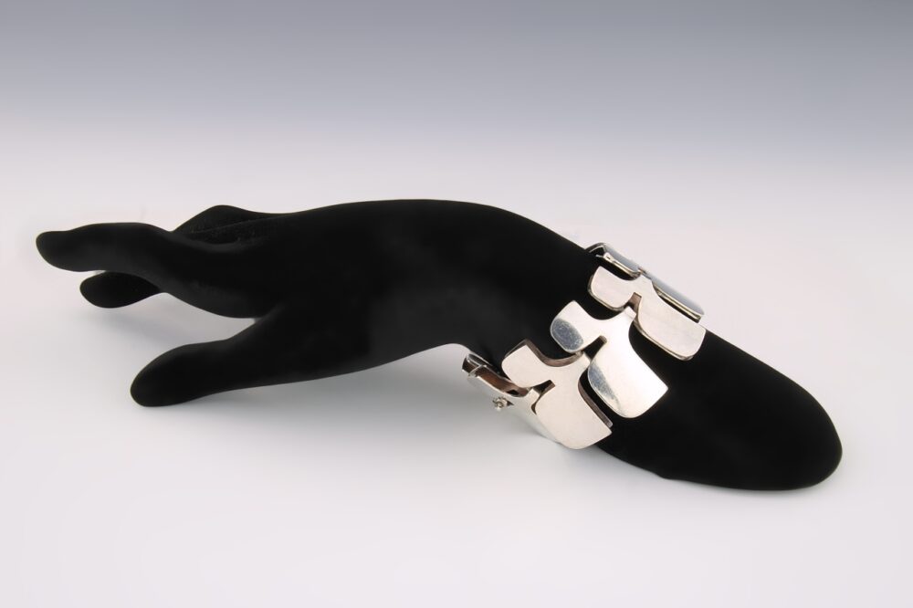 Silber Armband, Georg Jensen, Ibe Dahlquist, Mod.: 149A, Kopenhagen 1960/70 – Bild 2