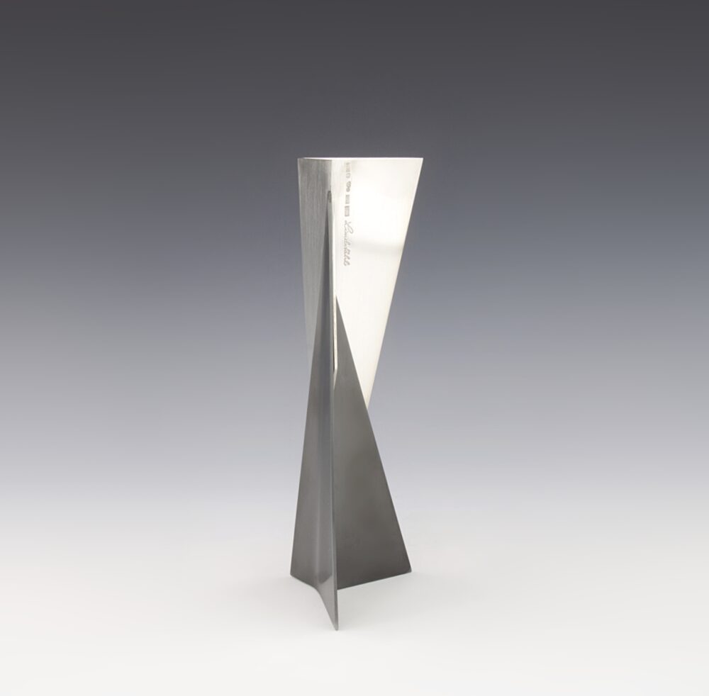 Design Silber Vase, Stockholm 1994, Rolf Lindståhl – Bild 3