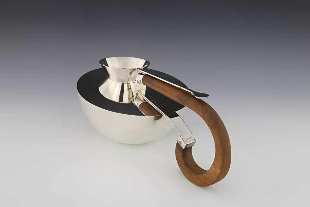 Silber Design Teekanne, Cleto Munari, Vincenca 1988 – Bild 5