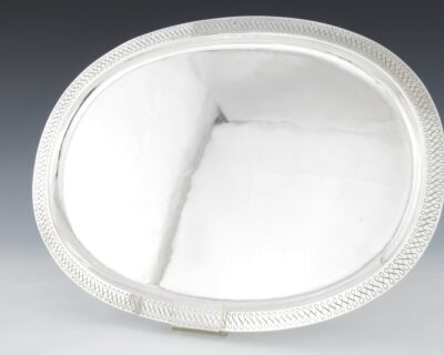 Silber Tablett, Ferdinand Wilm, Berlin 1930er Jahre